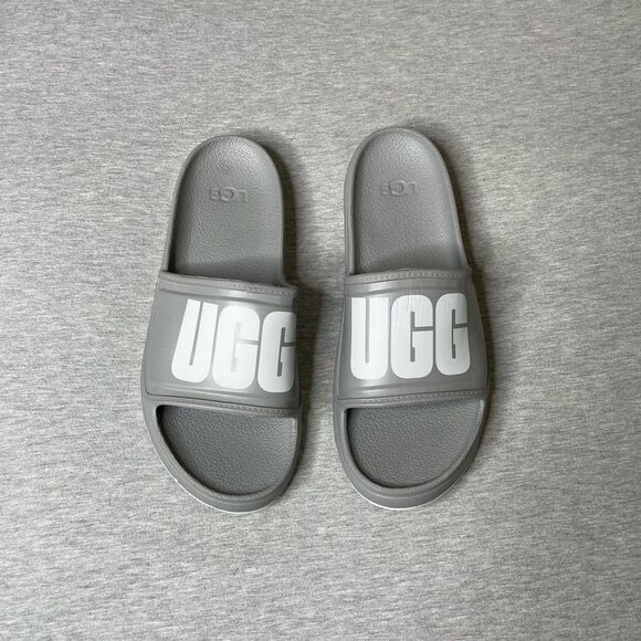 UGG Men's Logo Wilcox Sandal Slides - Picture 1 of 5